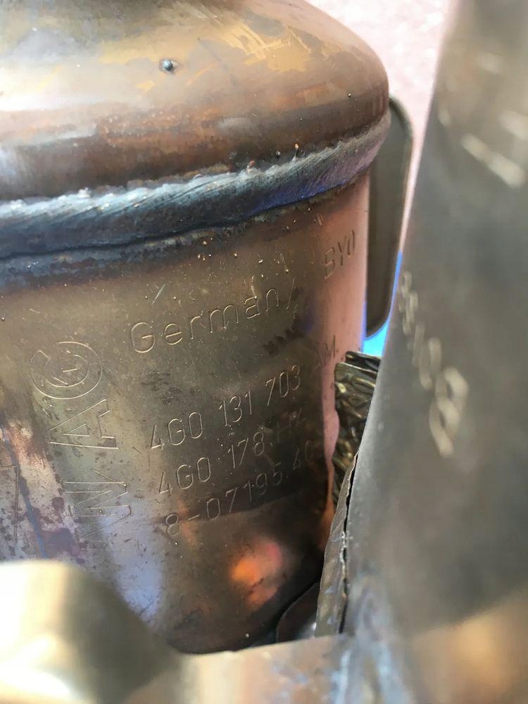 фото №10, Audi q7 4m 3.0 tdi / 4m0131765j / фильтр dpf катализатор fap / датчик