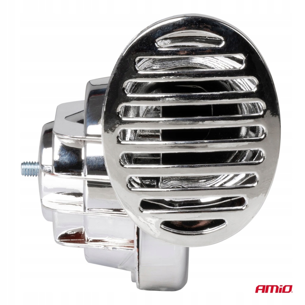 Клаксон сигнал звуковий хром 12v 2 штуки chr-01 amio-01715 Ціна