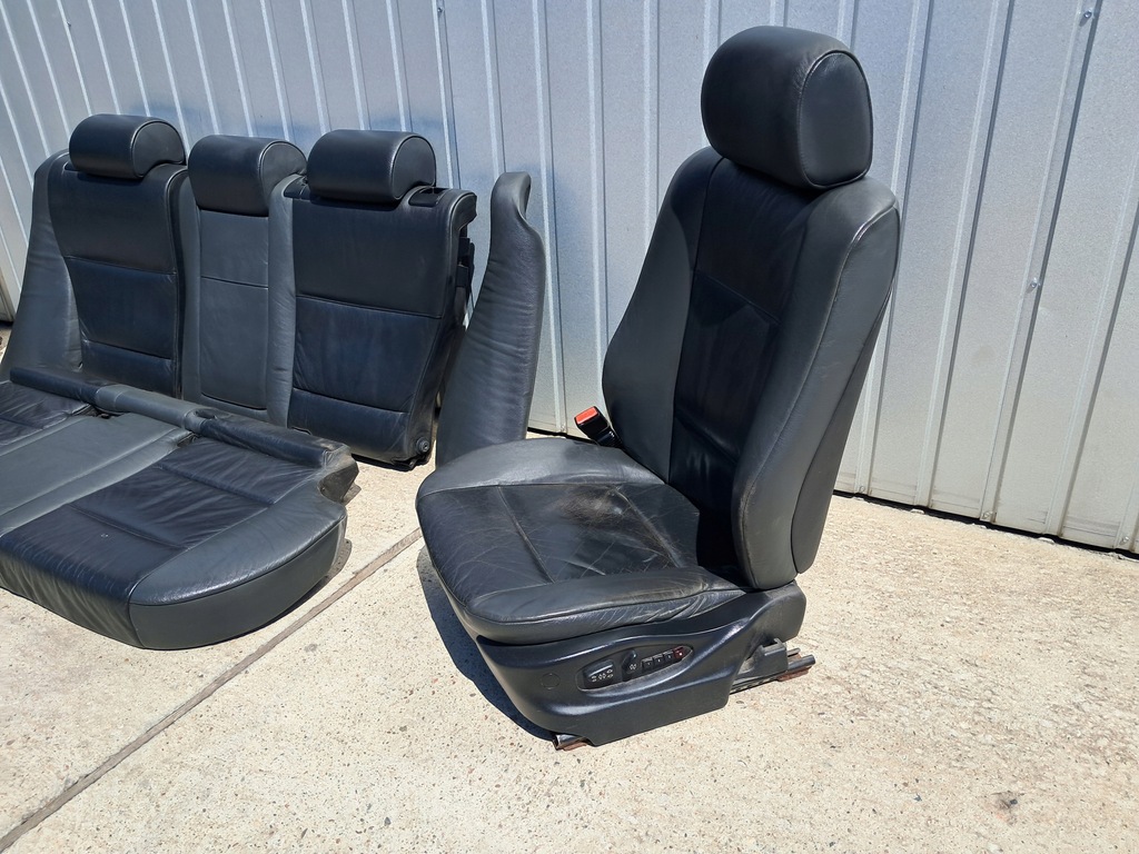 фото №8, Сиденья электрический подогрев перед l+p заднее сиденье задняя kpl кожа bmw e53 x5 europa