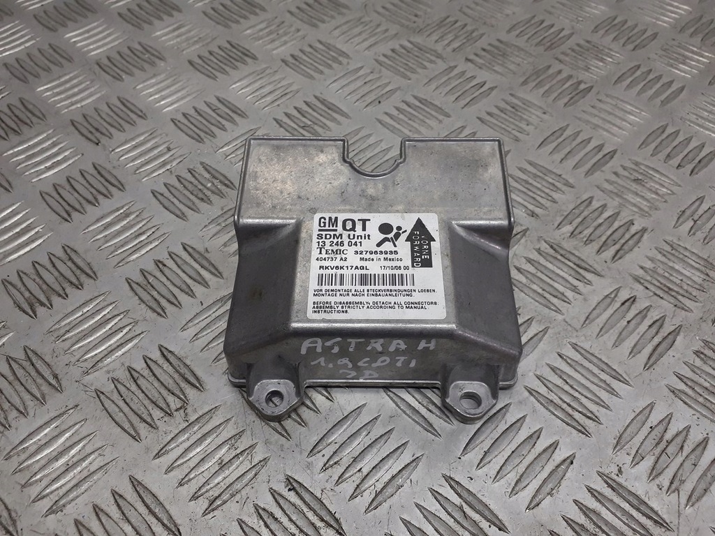 фото №1, Модуль подушка безпеки opel astra h 1.7 cdti 13246041