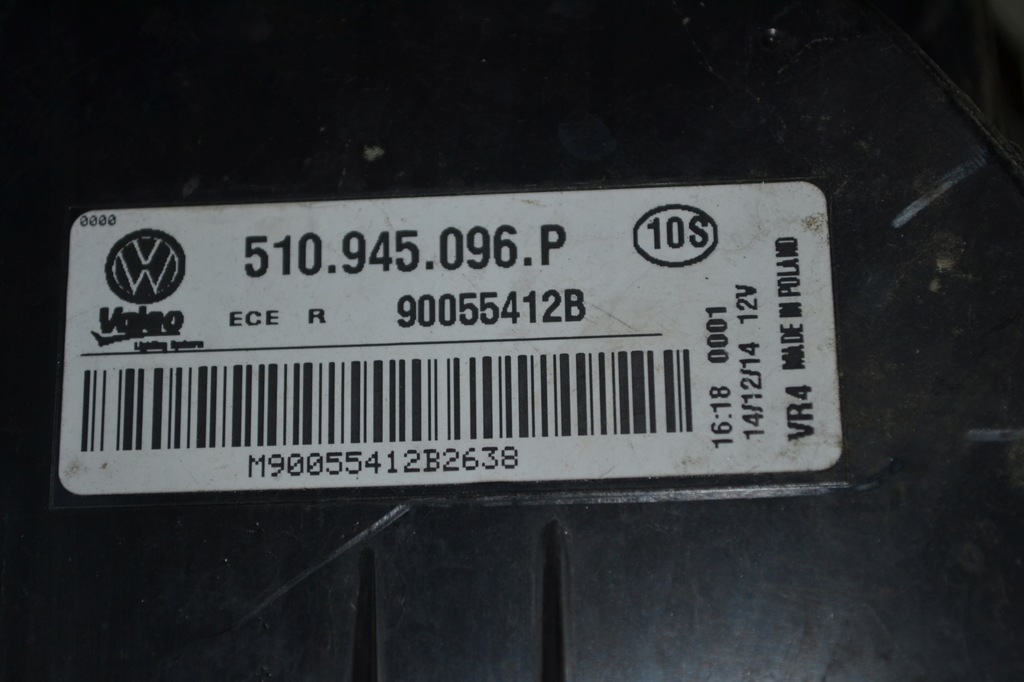 фото №9, Лампа задняя правая vw golf sportsvan 510945096p