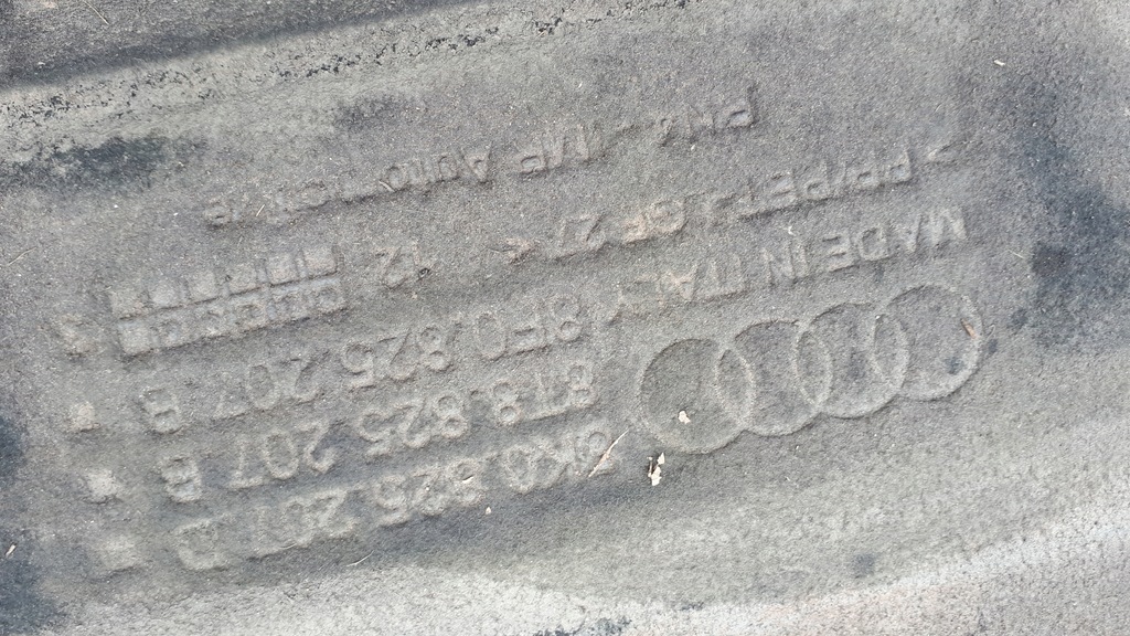 фото №9, S4 b8 lift a4 защита подвеска левая перед материал