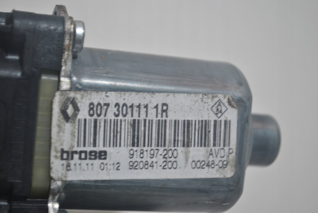 фото №6, Моторчик стекло правый перед p.p renault scenic ii 807301111r