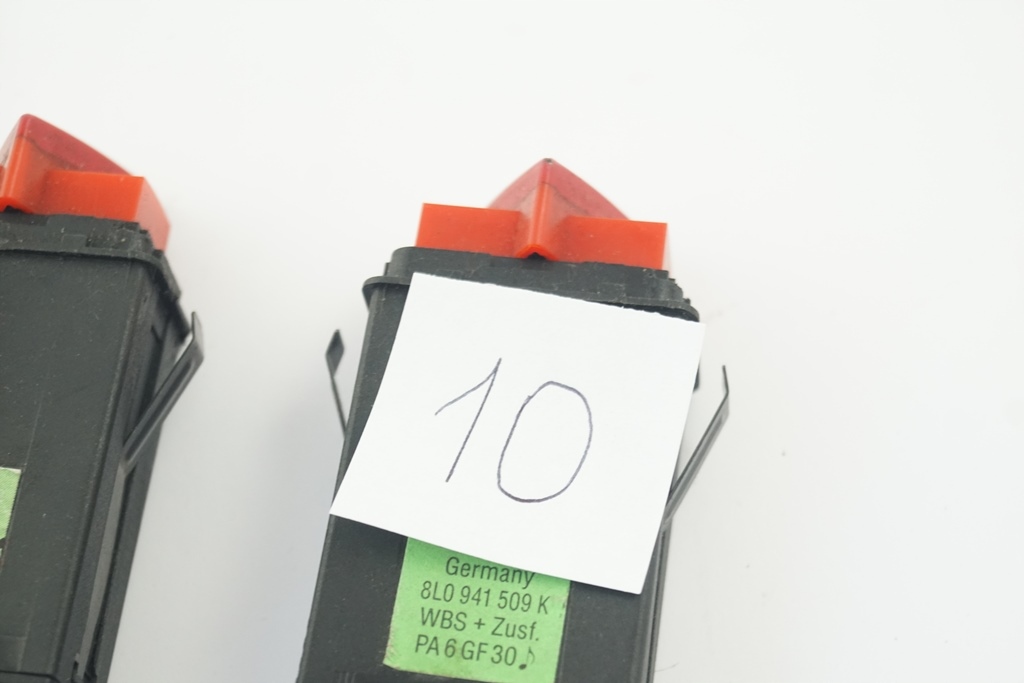 фото №8, Вимикач світла аварійних audi a3 8l lift 8l0941509k 9 pinów