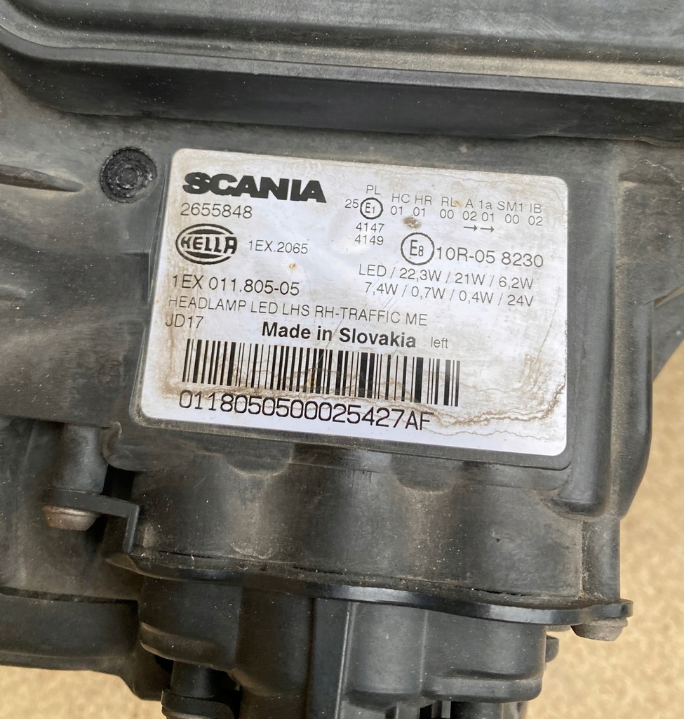 фото №15, Scania r s фара led лівий лампа ліва 2655848