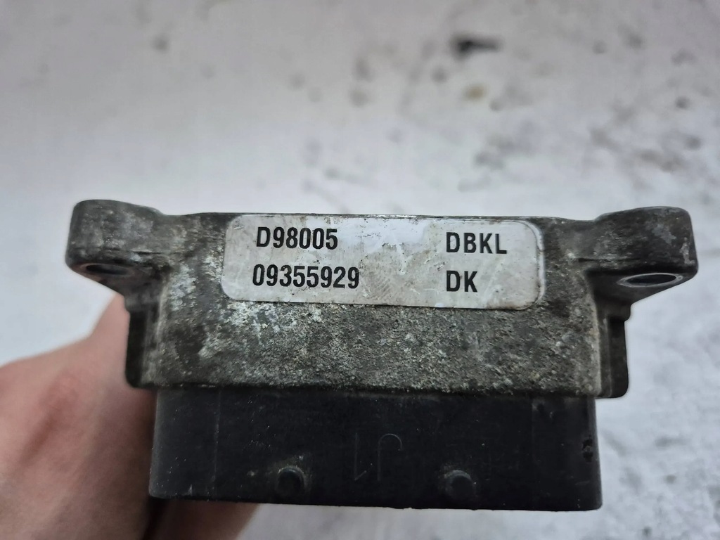 фото №6, Блок керування двигуна 09355929 opel astra g 1.6 16v