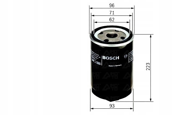 Фільтр оливи daf 0451104015 bosch в Україні