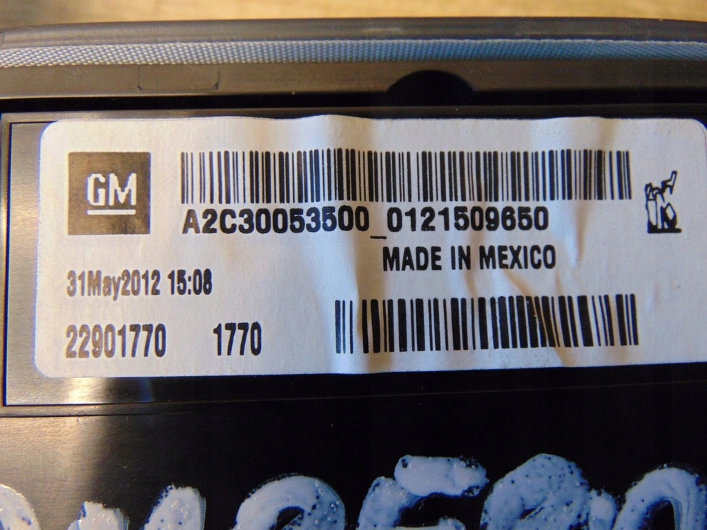 фото №12, Панель управление кондиционер навигации радио opel ampera