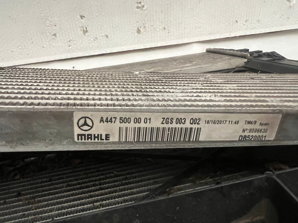 фото №6, Комплект радиатор mercedes v-klasa a447 lift w447 vito радиатор масла