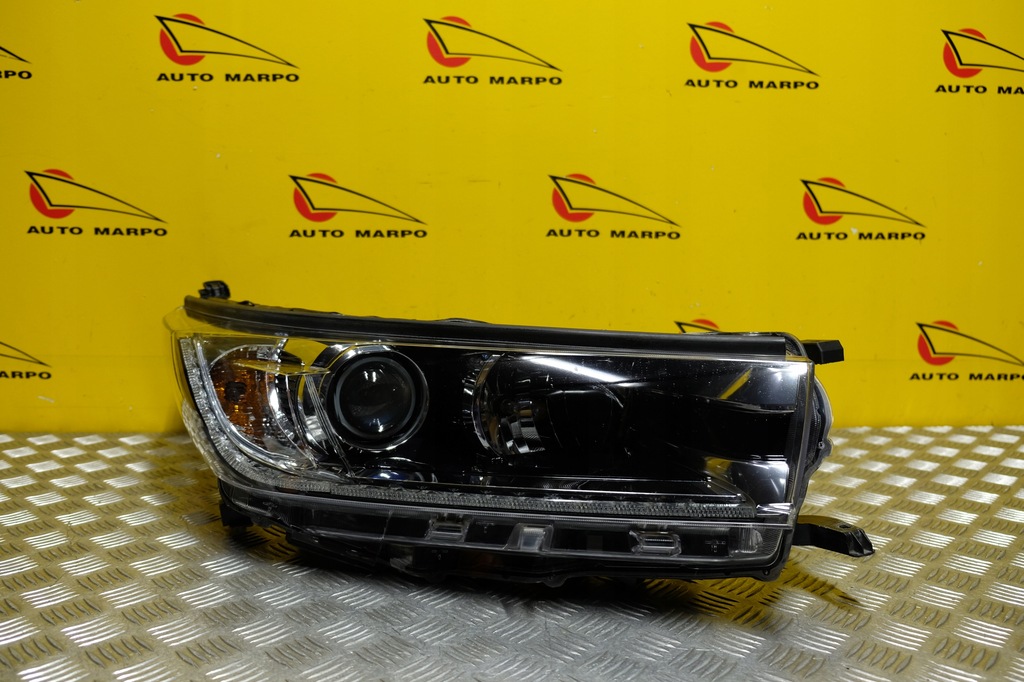 фото №4, Toyota highlander lift 2017-2018 фара лампа звичайна з led r usa