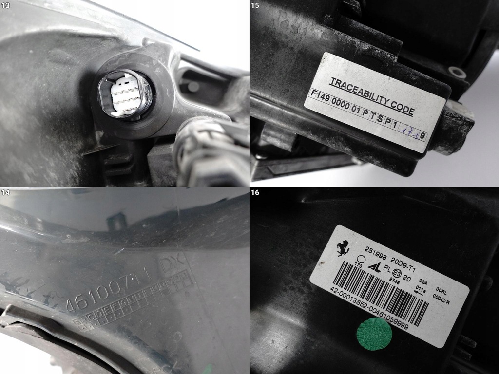 фото №11, Ferrari california f149 08-14 ксенон+ led лампа правая eu