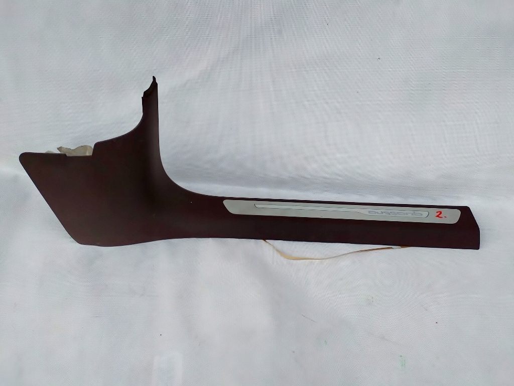 фото №1, Audi a8 d4 4h0 молдинг поріг правий перед коричнева