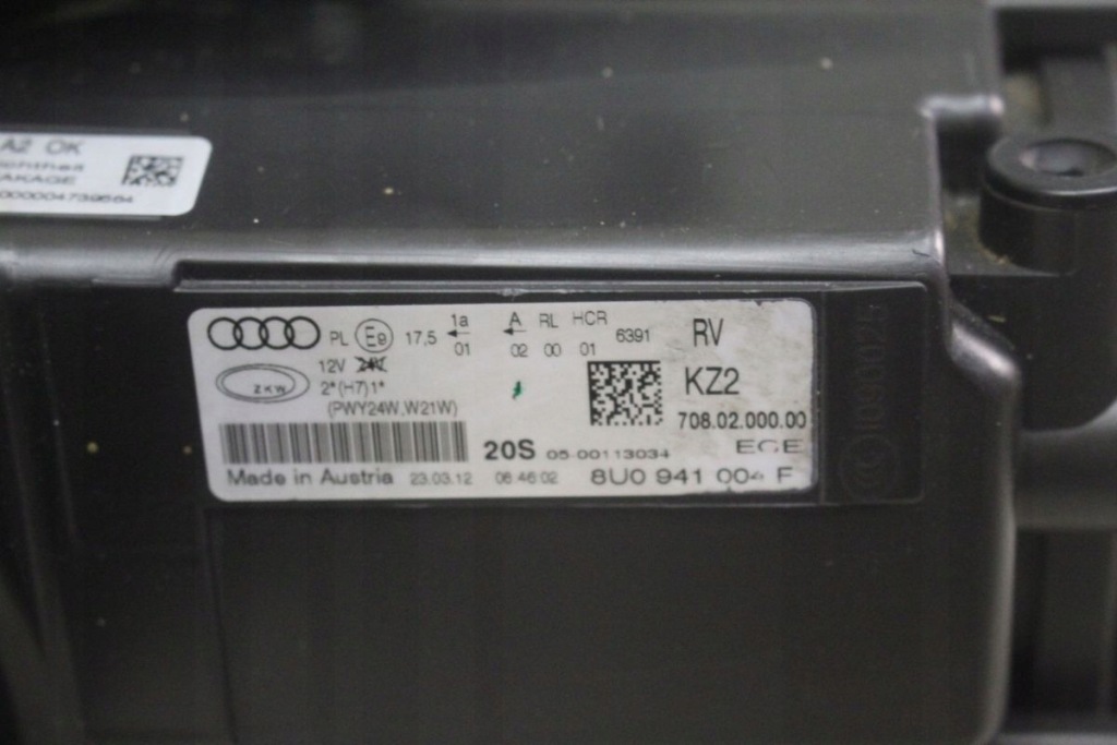 фото №4, Лампа права audi q3 8u0941004f