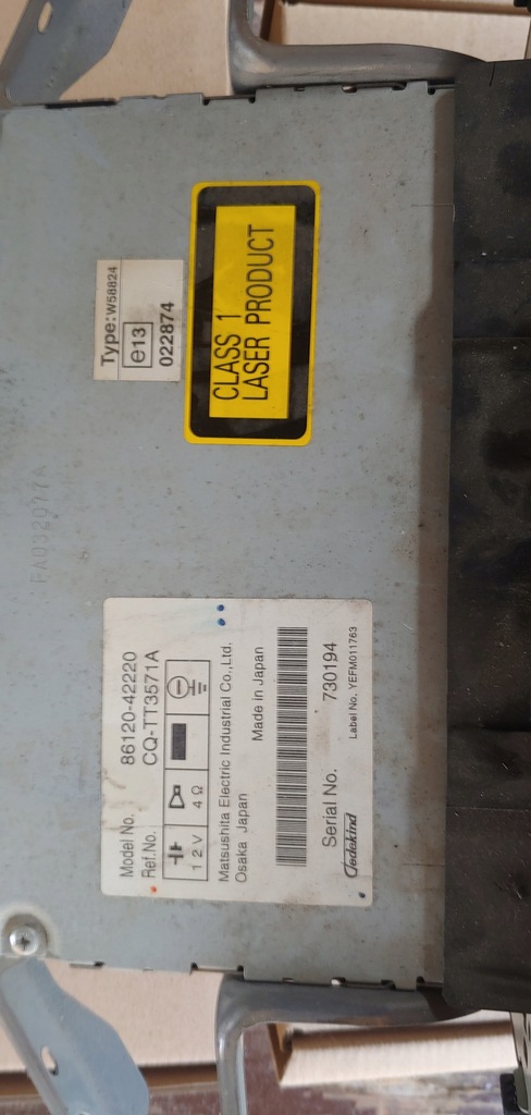 фото №11, Радіопрогравач toyota rav4 58827 86120-42220