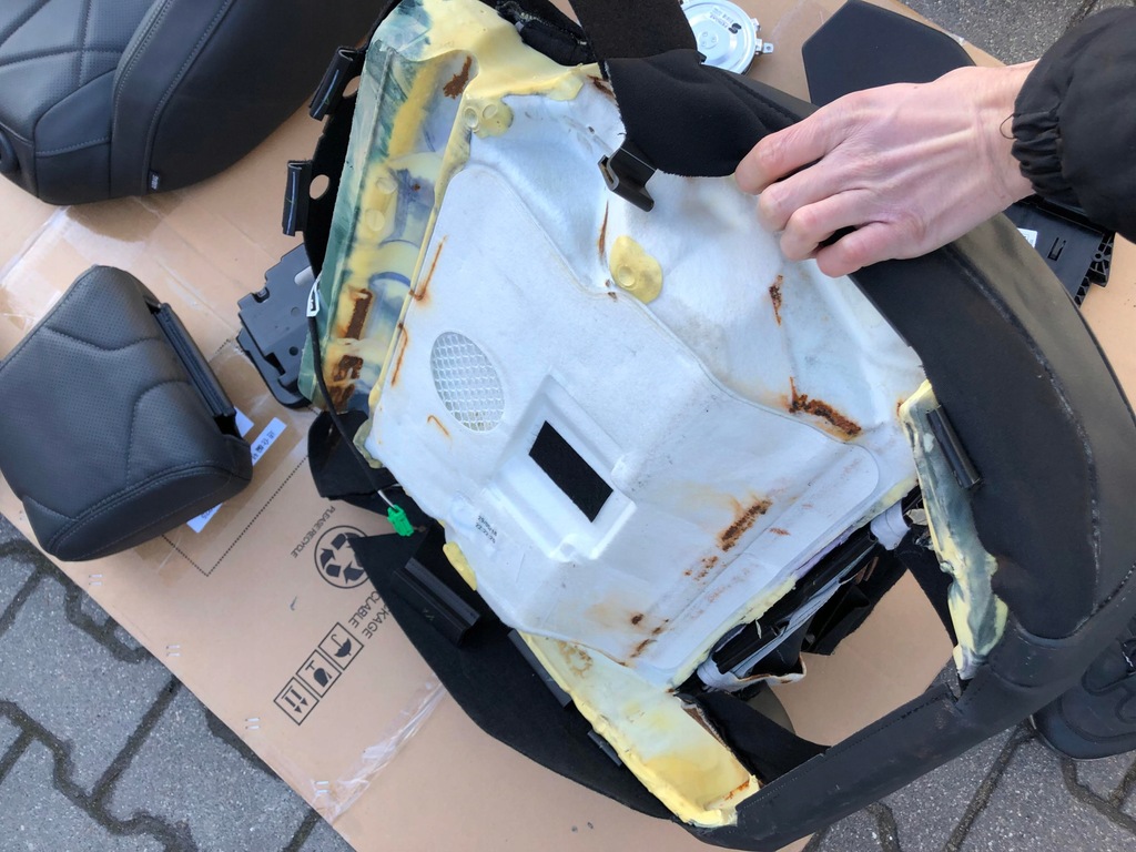 фото №9, Citroen ds7 обшивка сидіння правий перед eu шкіра