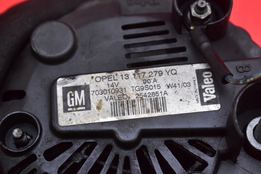 фото №7, Генератор 13117279yq opel corsa c 1.3 cdti 70 km 03-06
