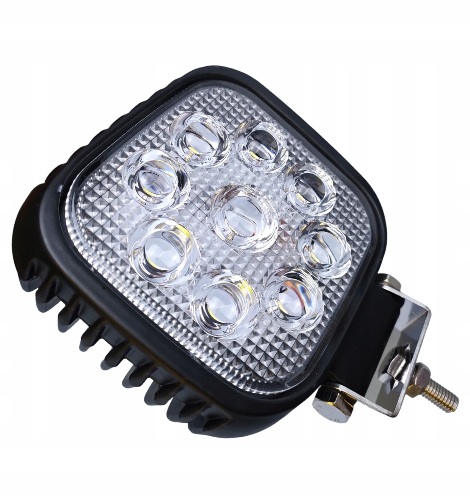 фото №5, Лампа светодиодная рабочая 9 led противотуманная фара прожектор 27w spot epistar pro led 10-30v