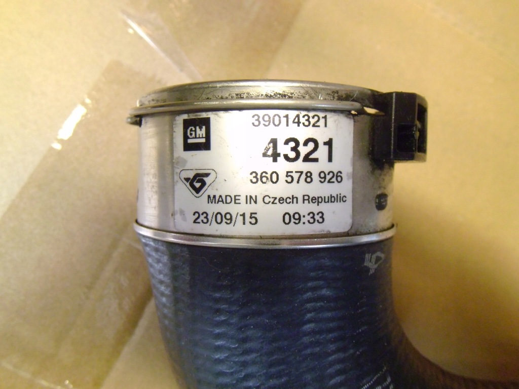 фото №3, Oi086 opel astra k v 1.6cdti труба повітрозабірник 39014321 15-20 rok