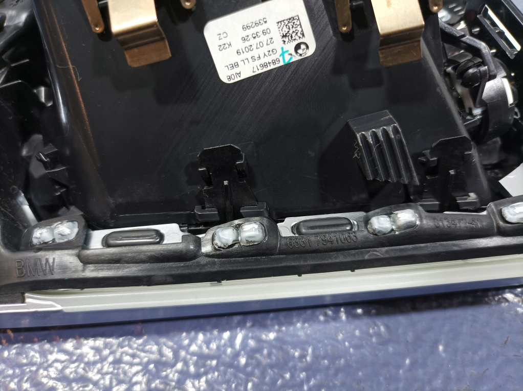 фото №13, Bmw 3 g20 g21 накладки декори панелі панель приладів бардачок eu 6811449