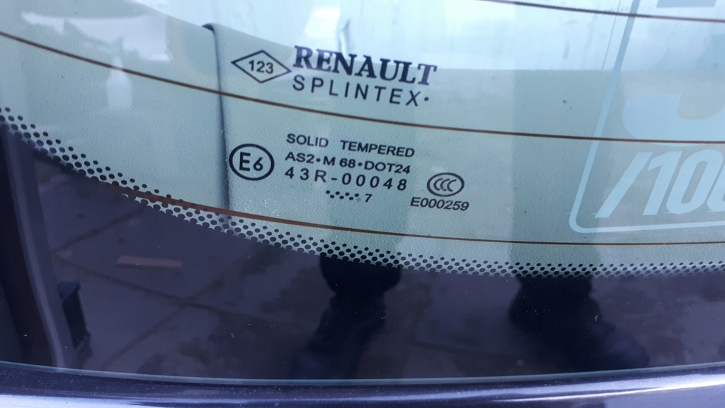 фото №5, Renault scenic ii nv676 03- кришка багажника багажника скло