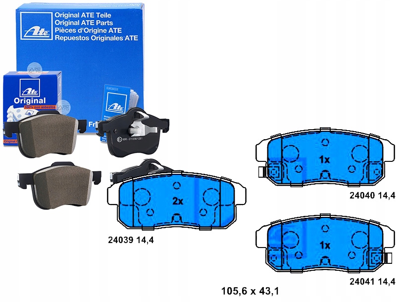 фото №1, Тормозные колодки тормозные mazda rx-8 suzuki ignis i 1.3/1.5