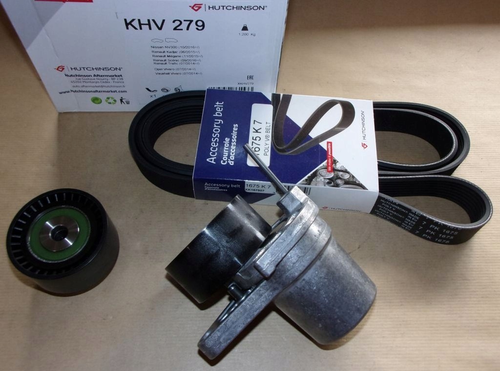 фото №1, Набір ремінь клиновий renault megane iv trafic iii оригінальний номер 117209886r