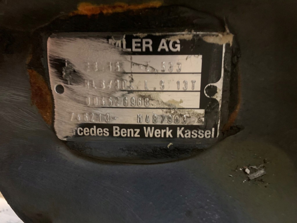 фото №6, Вкладыш мост дифференциал mercedes actros mp2 mp3 2,53 38:15