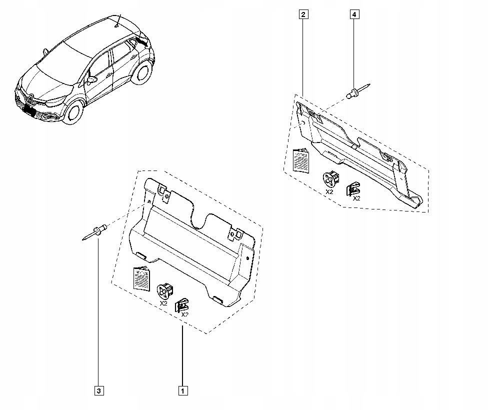 фото №11, Clio iii 3 iv 4 captur i scenic 2 nowa підкладка рамка pod номерний знак оригінал