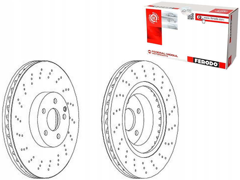 Купити Гальмівні диски гальмівні 2szt. mercedes e t-model s211 e