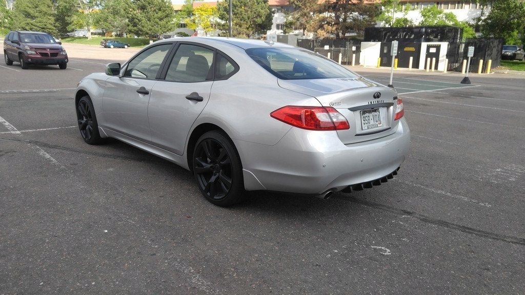 фото №7, Спойлер заднего бампера infiniti m37 с диффузор shark