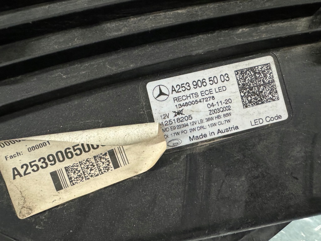 Mercedes glc w253 рестайлинг  правая фара full led Киев