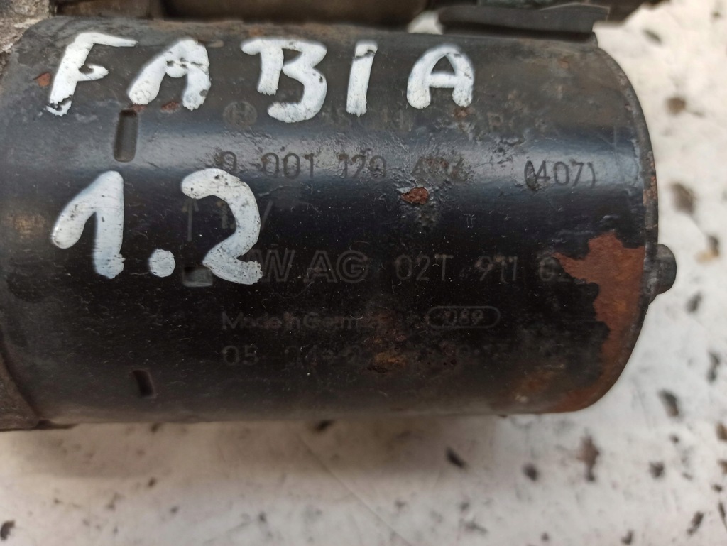 фото №6, Skoda fabia 1.2tsi 10r стартер 0001120406