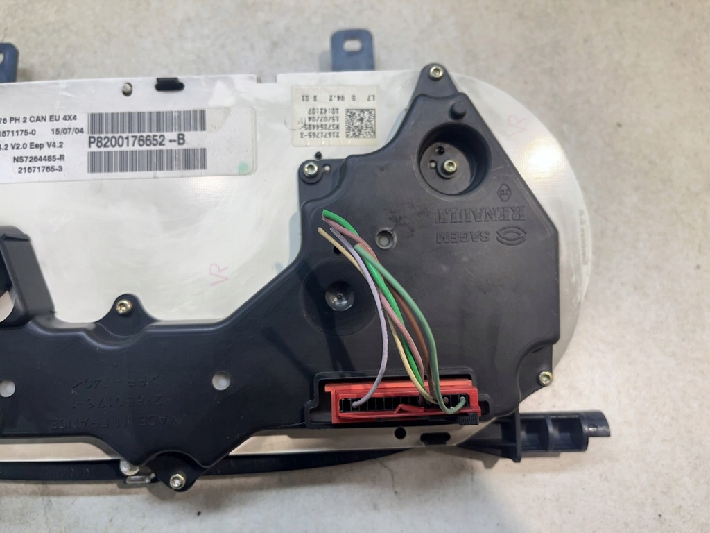 фото №6, Лічильник прилади renault kangoo i fl 1.5 dci p8200176652b