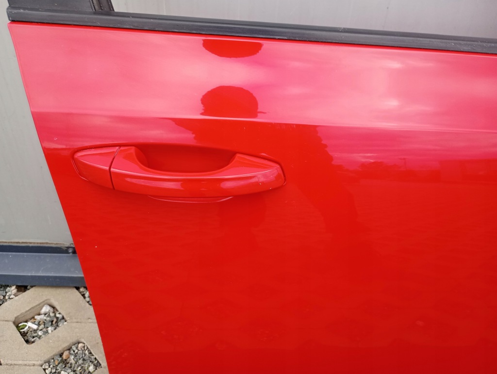 фото №7, Дверь правый перед красные skoda octavia iii lift lf3k