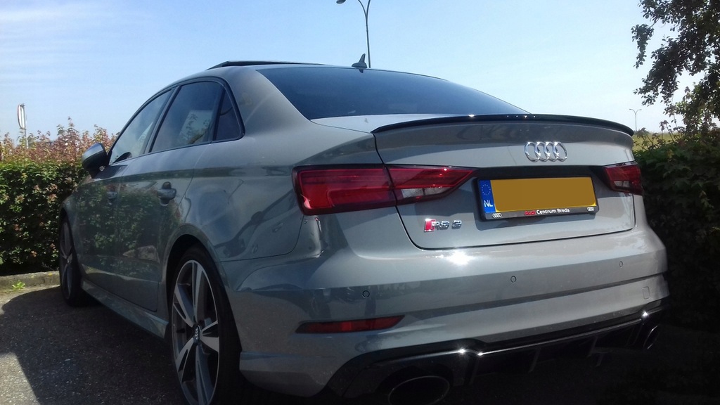 фото №7, Audi a3 s3 8v образец rs3 sedan спойлер спойлер грунтовка