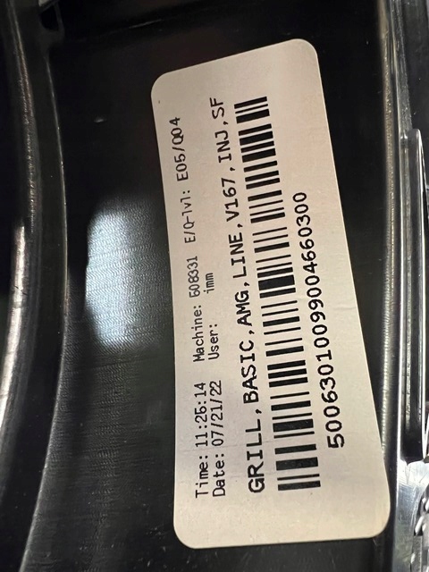 фото №11, Mercedes gle w167 167 решётка радиатора diament камера amg