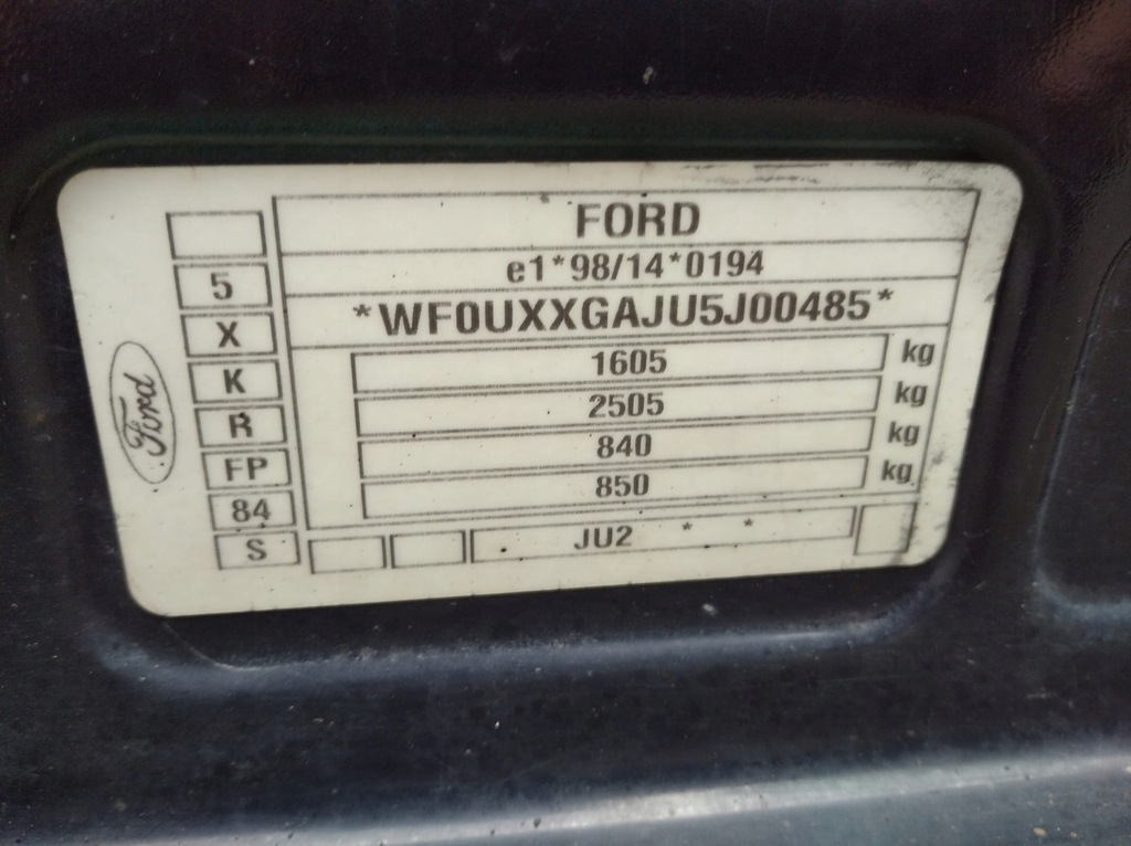 фото №14, Ford fusion ju2 02- крила лівий перед передній 84