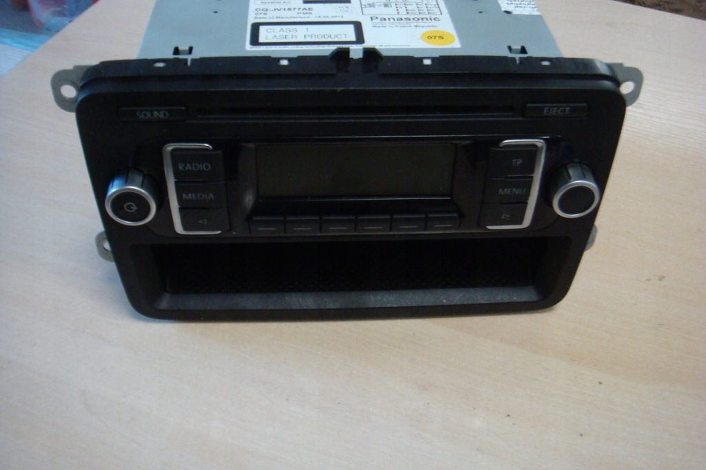 фото №2, Vw polo v 6r0 6r радио рамка cd mp3