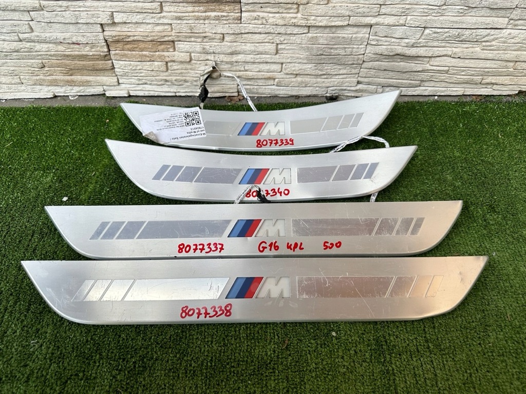 фото №1, Накладки порогові накладки bmw 8 g16 m набір