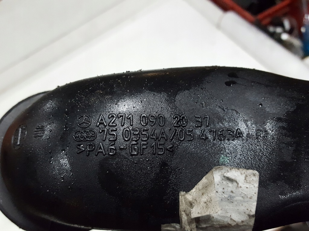 фото №4, Mercedes slk r171 04r- 1.8 k труба інтеркулер