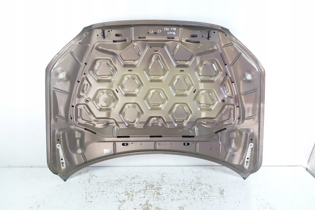 фото №12, Volvo s80 ii v70 iii 2006- капот крышка двигателя