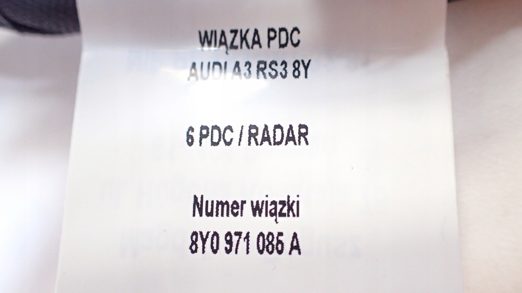 фото №9, Джгут 6pdc радар audi rs3 a3 8y0971085a радар