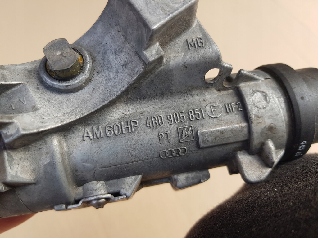 фото №12, Замок зажигания + ключ audi a4 b6 / a6 c5 / a3 8l / tt 8n 4b0905851f sprawdzona