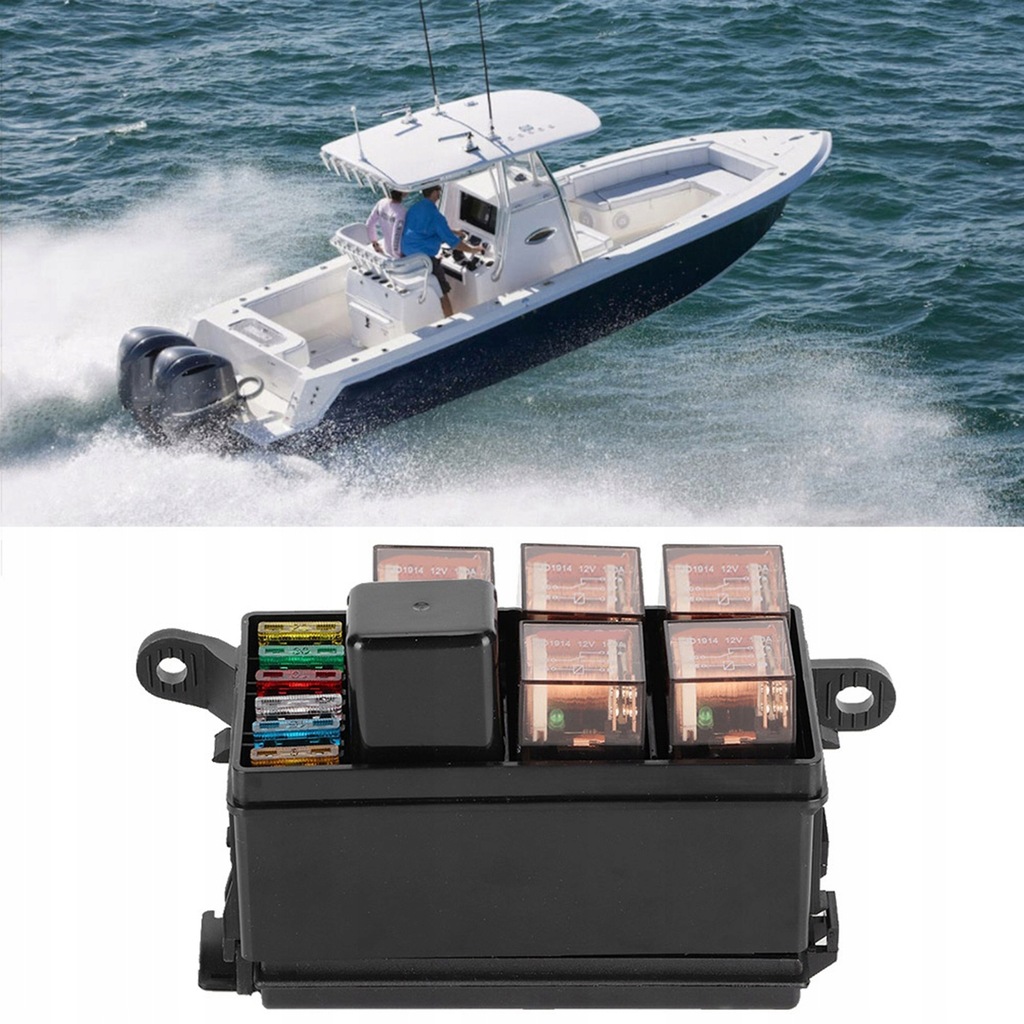 фото №12, Набор коробка реле предохранителей 12v