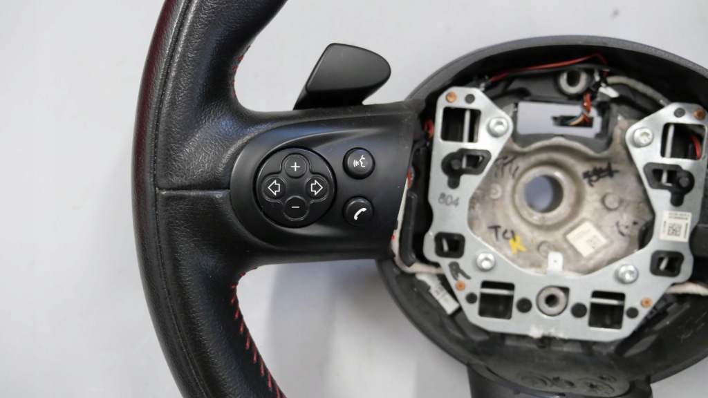 фото №8, Mini countryman jcw r60 воздуховод кожа лепестки переключения czerwona nić