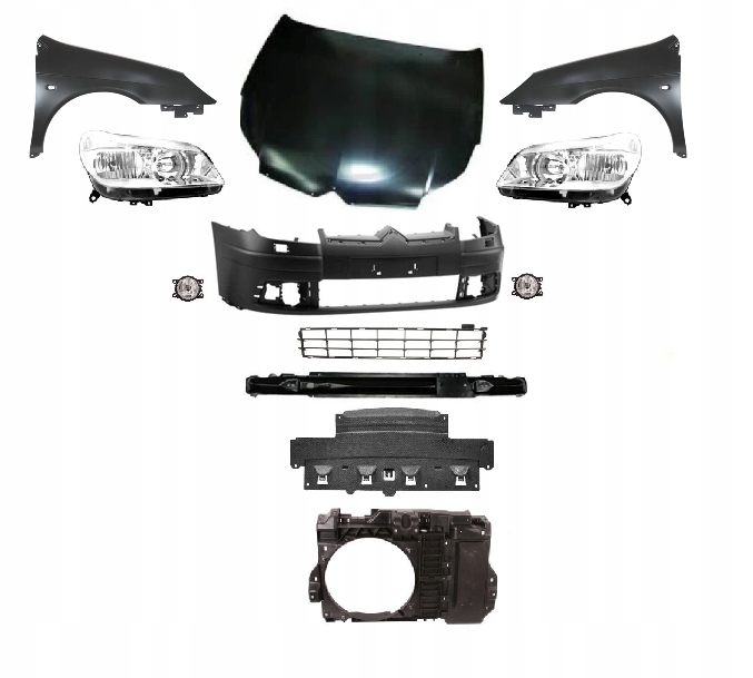 фото №1, Citroen c5 lift 2004-2008 kompletny перед капот