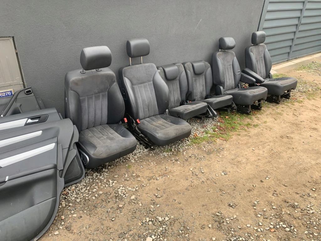 фото №3, Mercedes r-klasa 251 w251 сидіння сидіння перед задня 6 пасажирський обшивки комплект