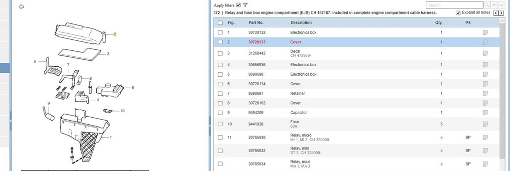 фото №8, Volvo xc90 2013 коробка предохранителей