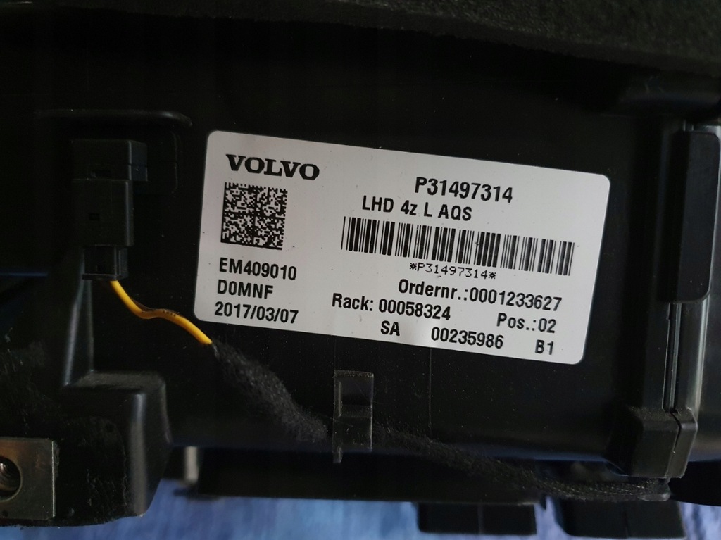 фото №7, Volvo s90 отопитель 4-strefowa 31497314