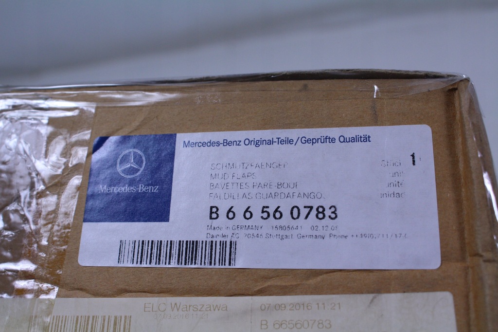 фото №6, Бризковик бризковики задня mercedes sprinter 906 a9068820305